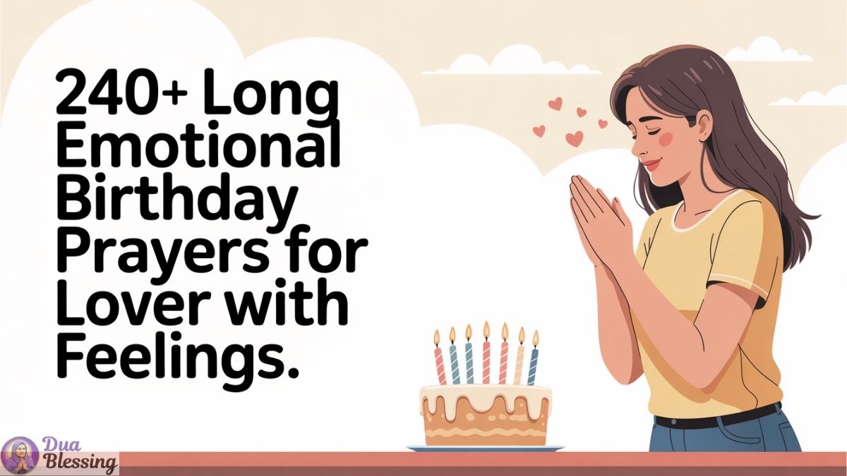 long emotional birthday prayers for lover.