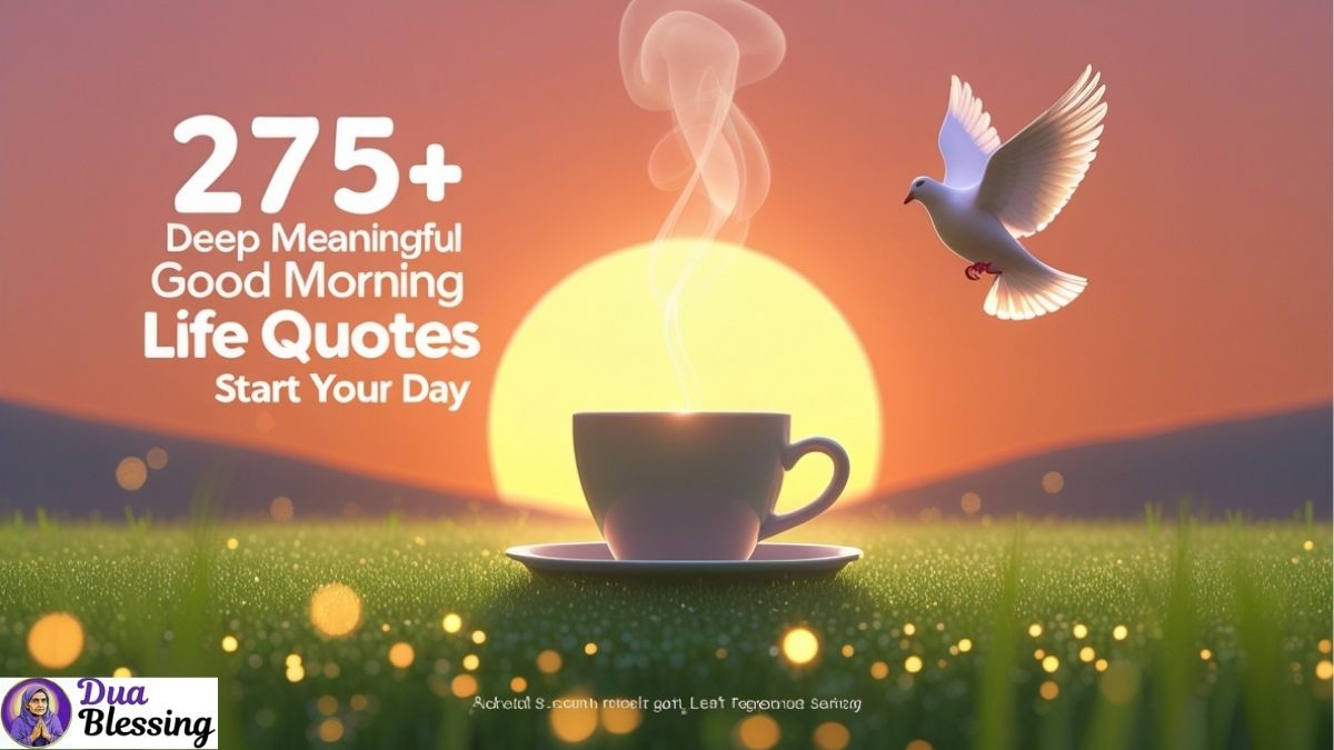 Deep Meaningful Good Morning Life Quotes.