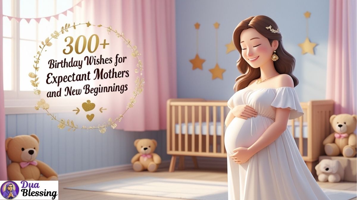Birthday wishes for expectant mother.