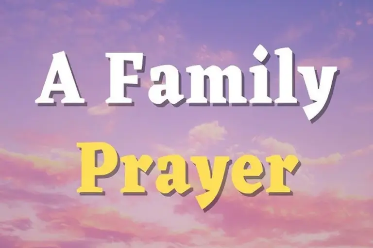 Prayer For Family Unity