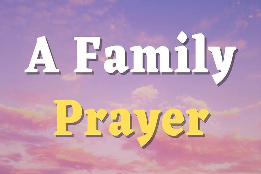 Prayer For Family Unity